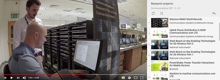 screenshot of youtube video